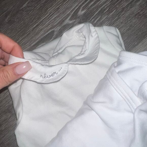 Jacadi Paris Baby Girl Collared Onesie 3-6 months - Picture 2 of 6